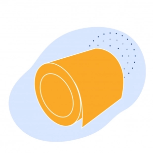 Рулон с полимерным покрытием 1.3 мм ПЭ ГОСТ 34180-2017