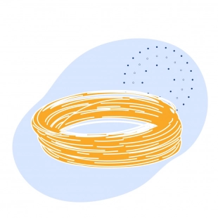 Канат одинарной свивки ТК 11 мм ГОСТ 3063-80