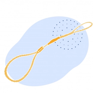 Строп грузовой канатный УСК1 4 т 3 м