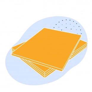 Текстолит листовой электротехнический 4 мм Б ГОСТ 2910-74