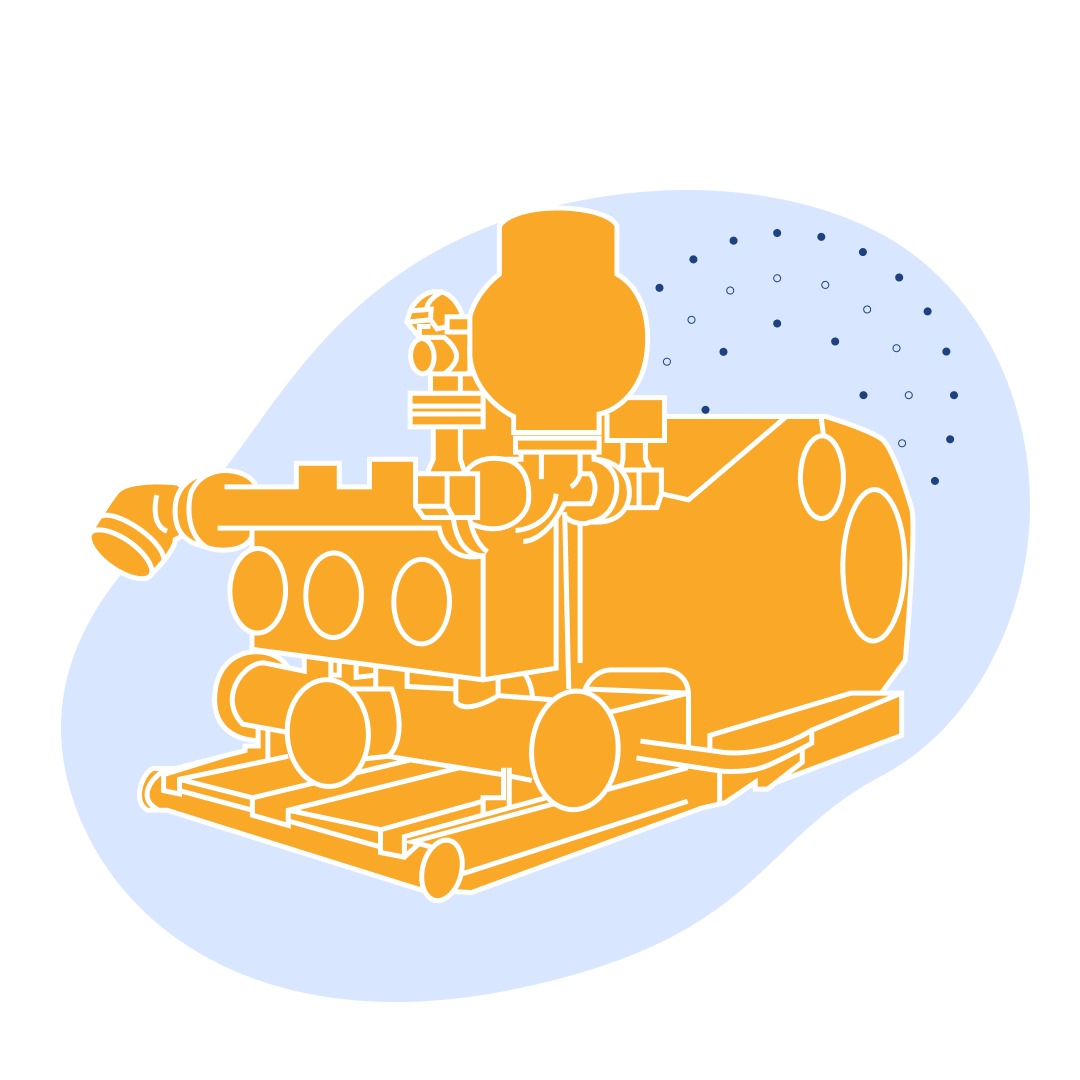 Буровой насос F-1000 140 об/мин 746 кВт