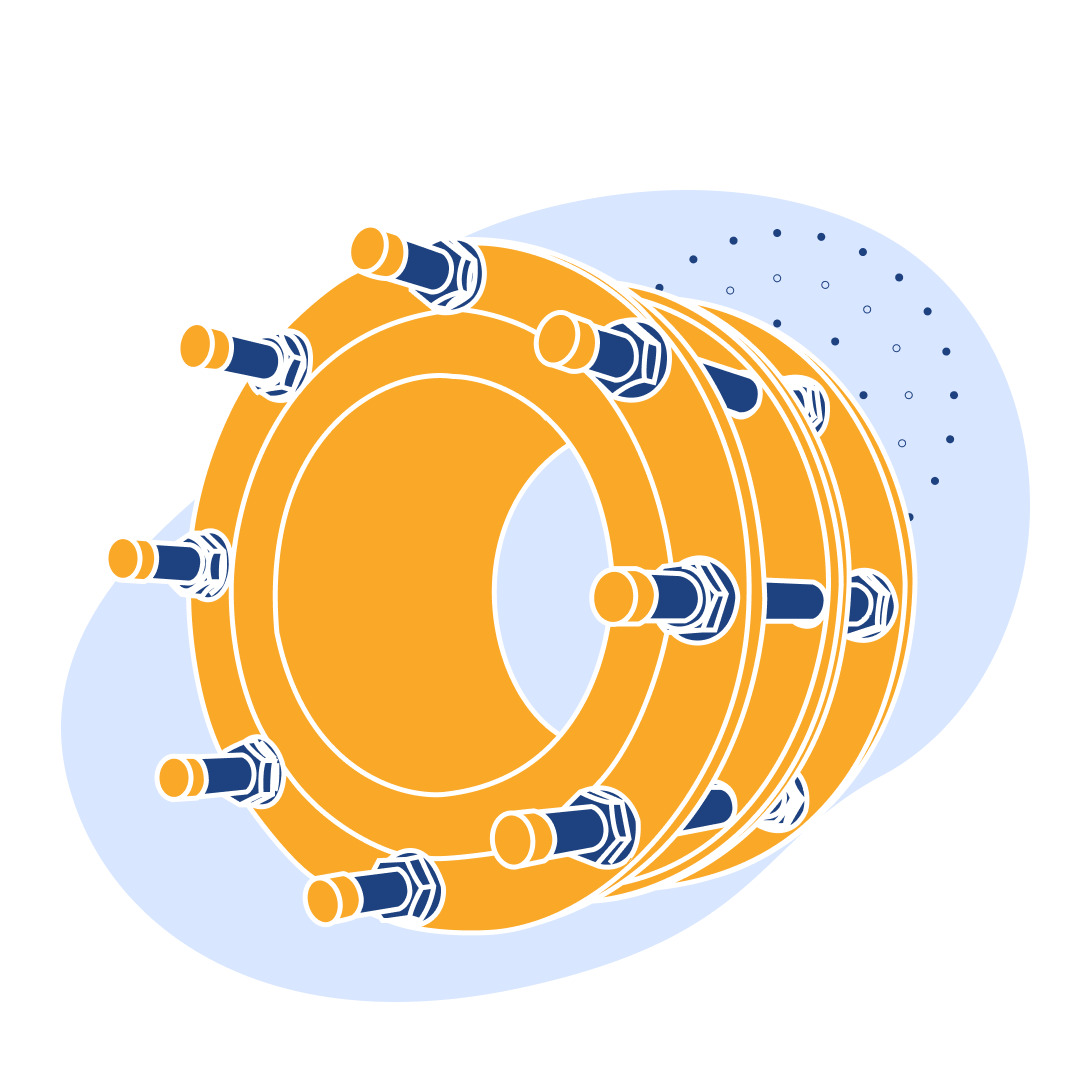 Демонтажная вставка чугунная Ду 350 мм