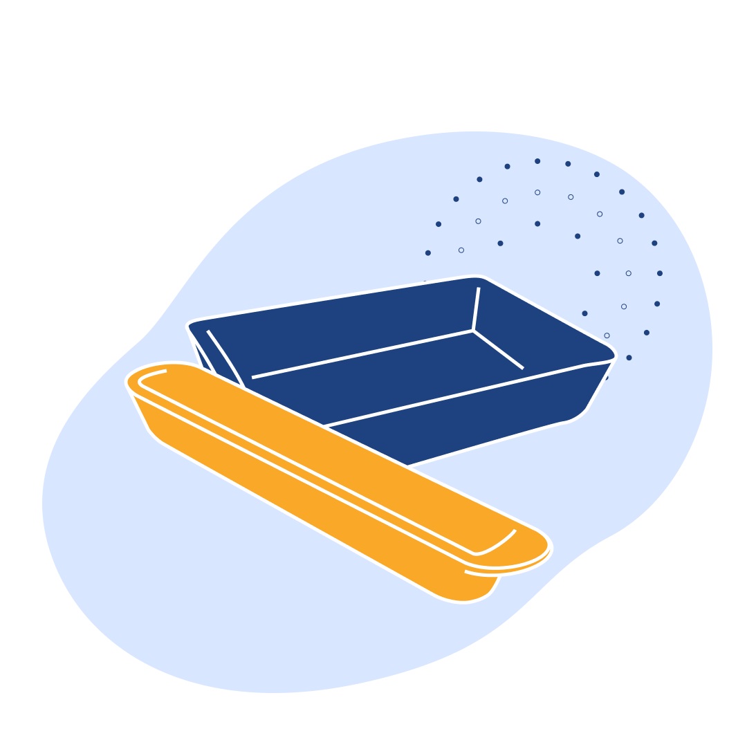 Лодочка корундовая большая 105 мл 176х38х31 мм