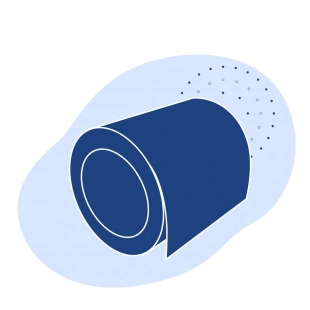 Рулон с полимерным покрытием 1.3 мм ПЭ ГОСТ 34180-2017