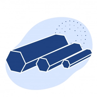 Стальной шестигранник горячекатаный 103 мм 45 ГОСТ 2879-2006