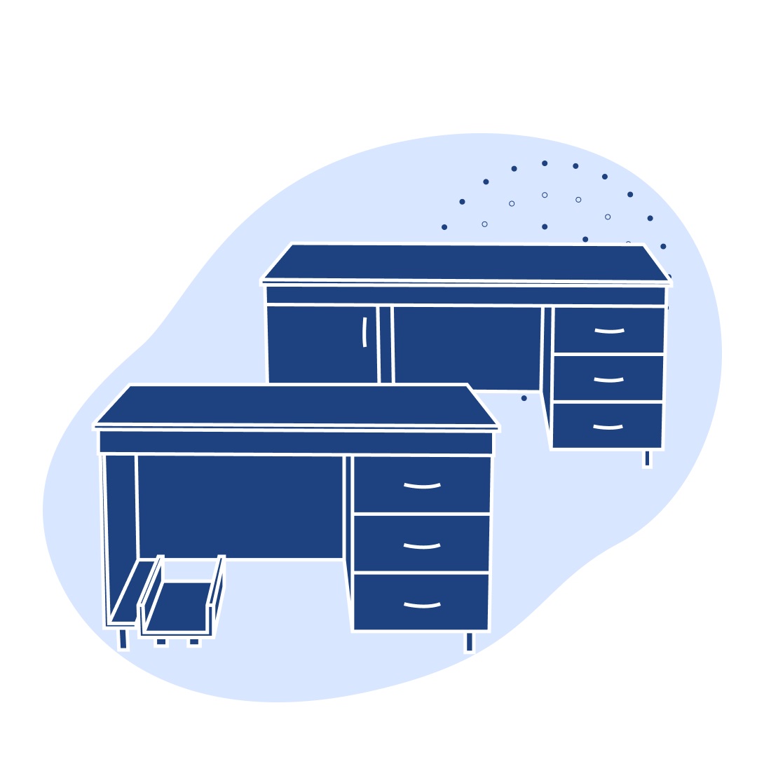 Стол для компьютера 1000 СКП Квадро 1000х600х750 мм